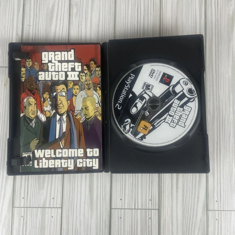 Grand Theft Auto III GTA 3 PS2 CIB Sony PlayStation‎ 2